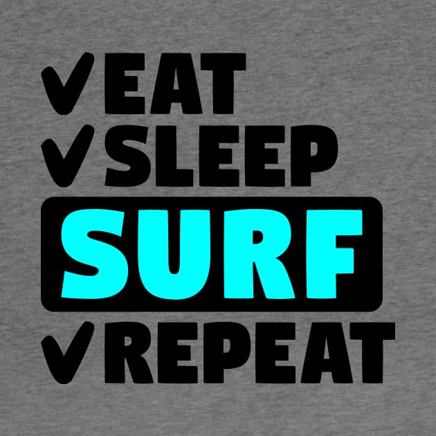 Eat, sleep, surf, repeat by colorsplash